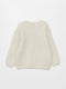 Crew Neck Patterned Baby Girl Knitwear Sweater